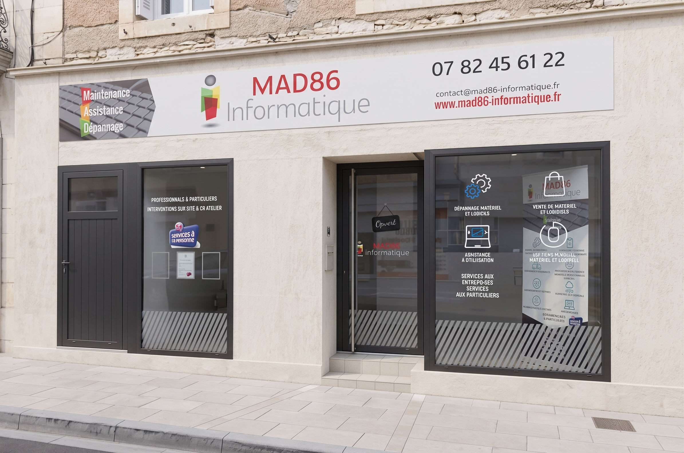 Atelier de réparation MAD86 Informatique à Neuville-de-Poitou